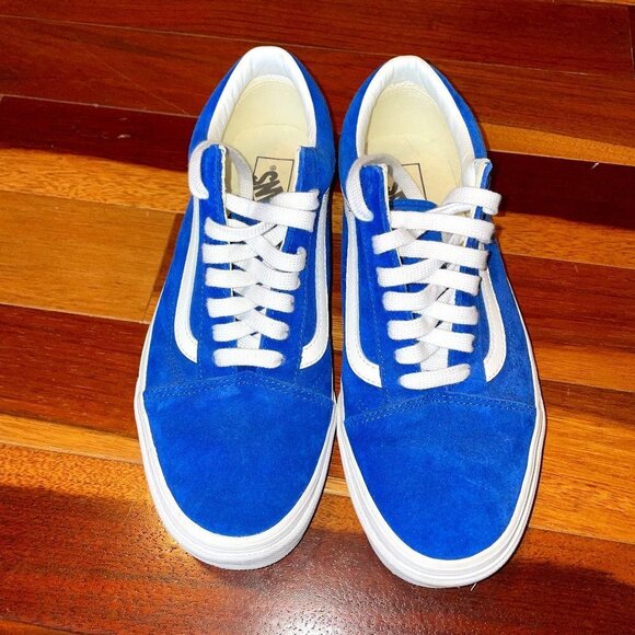 VANS Old Skool Sk8 Scotchgard Royal Blue Suede 9 - Picture 1 of 9